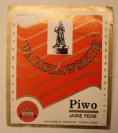 ETYKIETA - BROWAR MAZOWIECKI - WARSZAWSKIE - Piwo JASNE PEŁNE