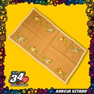 BIEŻNIK HAFTOWANY RĘKODZIEŁO 80x40 cm.