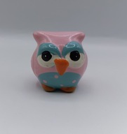 SOWA figurka kolekcjonerska vintage - malutka kolekcjonerska - 4,3cm