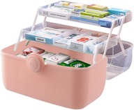 ORGANIZER NA LEKI POJEMNIK ZAMYKANY PUDEŁKO KASETKA APTECZKA 28x20x16 cm