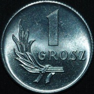 1 grosz 1949 - menniczy egzemplarz