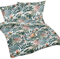 Pościel kora lux 220x240 + 2x70x80 zamek K 358 palmiarnia