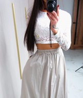 %%%% ROBERTA BIAGI koronkowa bluzka r.UNI