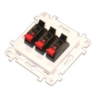 Gniazdo głośnikowe potrójne (3x) do ramek S10