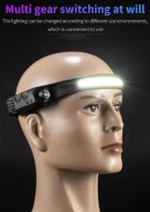 LATARKA CZOŁOWA LED USB CZOŁÓWKA WODOODPORNA MOCNA