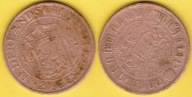 INDONEZJA 2 1/2 Cents 1915 r.