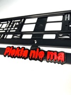 Ramka 3D do auta PIEKŁA NIE MA