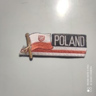 NASZYWKA FLAGA POLSKA wymiar 105 x 40 mm