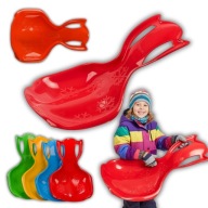 DUZE JABŁUSZKO JABŁKO ŚLIZG ZJAZD SANKI DO ZJEŻDŻANIA NA ŚNIEG XL FERIE