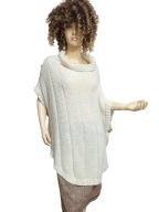 PONCZO WEŁNIANE owcza wełna sweterkowe