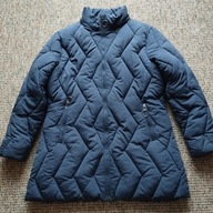 Kurtka zimowa damska pikowana granatowa r.46