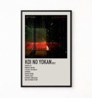 Plakat A4 z ramką DEFTONES "KOI NO YOKAN" 21x29,7cm