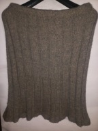 Spódniczka zimowa 48 handmade spódnica gruba ciepła nowa