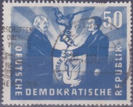 NIEMCY ( NRD ) - znaczek kasowany z 1951 roku. Z 7100