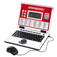 LAPTOP KOMPUTEREK DLA DZIECI, EDUKACYJNY 120 FUNKCJI - KINDERPLAY KP0458