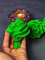 Róża Honey kwiaty z krepiny na palmę wielkanocną 10 szt.