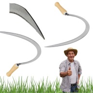 SIERP KOSA PODKASZARKA OGRODOWY ROLNICZY KOSA RĘCZNA DO TRAWY CHWASTÓW