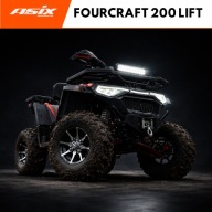 DUŻY QUAD 200cc ASIX FOURCRAFT ULTRA NAJMOCNIEJSZY WYCIĄGARKA RATY DOSTAWA