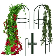 PERGOLA OGRODOWA KOLUMNA 190CM OBELISK PODPORA DO PNĄCZY RÓŻ + KOTWY MOCNA