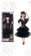 Wednesday LALKA figurka Barbie prezent dla dziewczynki urodziny Halloween