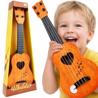 DUŻA GITARA KLASYCZNA UKULELE INSTRUMENT STRUNY EDUKACYJNE 43CM DLA DZIECI
