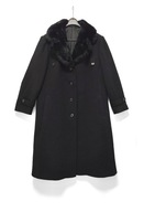 Damski Płaszcz Długi Jesień Zima Wełniany Creation Lady |R. L/XL