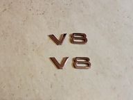 EMBLEMAT ZNACZEK NAPIS V8 BŁOTNIK AUDI A4 A5 RS4