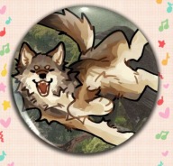 PRZYPINKI BADZIKI BUTTONY ZNACZKI 58 mm – na każdy gust! WILK WOLF