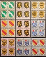 NIEMCY - STREFY OKUPACYJNE ** - czysty - STREFA FRANCUSKA - CZWOROBLOKI