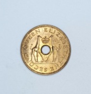 RODEZJA I NIASA - NYASALAND - 1/2 PENCE 1957 (5) - PIĘKNA