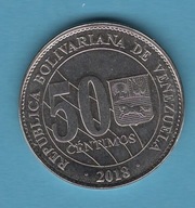 (1WE33) Wenezuela 50 centymów, 2018