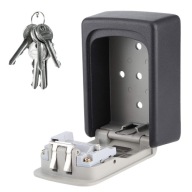 Skrzynka na klucze z zamkiem szyfrowym 4-cyfrowa, do montażu ściennego