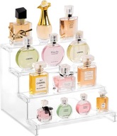 Organizer 4-poziomowy przejrzyste podstawki wystawowe na perfumy/kosmetyki