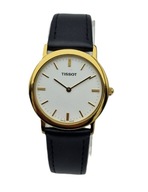 ZŁOCONY GARNITUROWY MĘSKI ZEGAREK TISSOT LATA 90-TE - JEDYNY TAKI