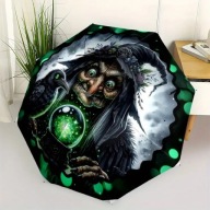 PARASOL PARASOLKA ANIME KOLOROWA VINTAGE czarownica wiedźma halloween