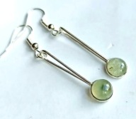 Ładne Kolczyki Prehnit