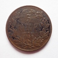Szwecja, Oskar I, 5 Öre 1858, Sztokholm