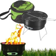 GRILL WĘGLOWY FIELDMANN 26X26 CM TURYSTYCZNY PRZENOŚNY SKŁADANY Z POKROWCEM