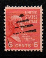 Znaczek 6c John Quincy Adams 1938 r.USA