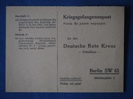 LIST - DEUTSCHE ROTE KREUZ odc. nr 4 - DRUK