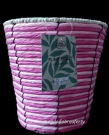 Osłonka na doniczkę Różowa 17,5cm x 18.5 cm