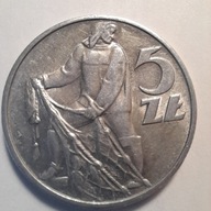 5 zł 1974 -Rybak z "trawką "i PIĘKNA .