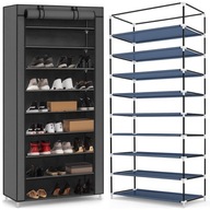 SZAFKA NA BUTY MATERIAŁOWA OBUWIE PÓŁKA REGAŁ ORGANIZER WYSOKA WĄSKA 60 CM