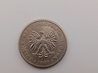 20 zł 1986r. szeroka data, RR, rzadka odmiana z prywatnej kolekcji