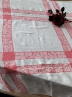 Obrus serweta skandynawskie cacko żakardowy atłas 100x115 dwustronny