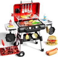 GRILL BARBECUE DLA DZIECI KUCHNIA OGRODOWA LED PARA 31 EL AKCESORIA