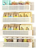 PÓŁKI MAGNETYCZNE ORGANIZER 4 SZTUKI 2 DUŻE 2 MAŁE KREMOWE