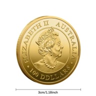 Moneta Kolekcjonerska Australijski kangur 3 cm