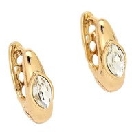 83697 KOLCZYKI 18K POZŁACANE 18/6 MM CRYSTAL Swarovski