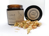 Świeca zapachowa sojowa Lime Basil Mandarine